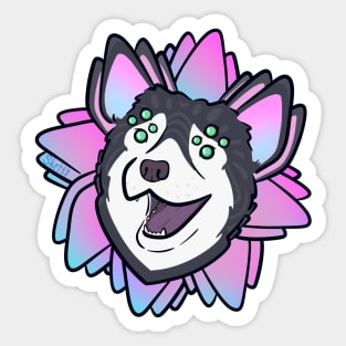 Dog-Ear Flower II Sticker